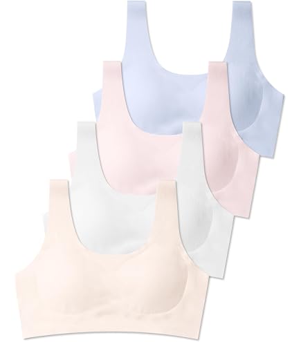 Amazon.com: Sascina Seamless Training Bras for Girls 7-8 Soft with